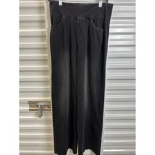 A NEW DAY Black Wide Leg Pull-On Pants