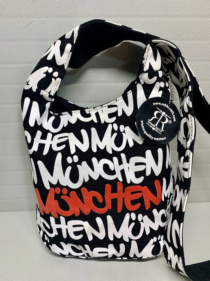 Lindo Bolso de Hombro Robin Ruth MUNCHEN Pequeño Multicolor Hobo ~ ¡EXCELENTE ESTADO! Foto 4 de 4