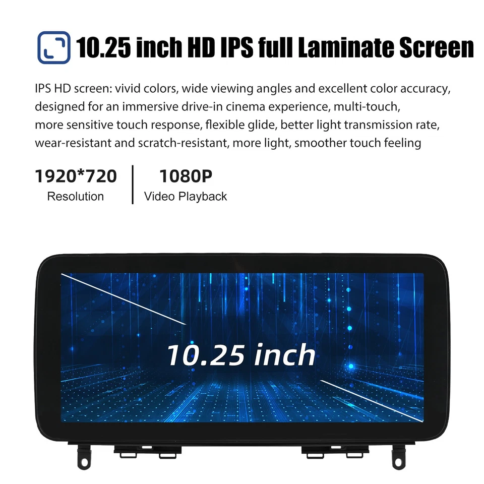 Apple Carplay estéreo de coche de 10,25" para Mercedes Benz Clase C W204 2008-2010 NTG4,0 Foto 3 de 4