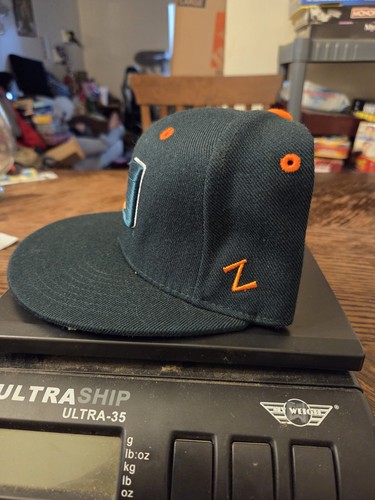 Fitted Size 6 7/8 University Of Miami Hurricanes Hat NCAA - Picture 2 of 5