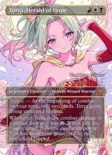 MTG - Terra, Herald of Hope - Fanart Borderless Style - EDH / Playtest