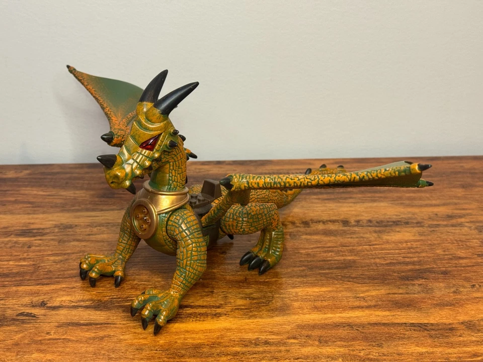 Mega Bloks Dragons Krystal Wars Dragón Dorado/Naranja y Verde ~ Retirado Foto 3 de 4