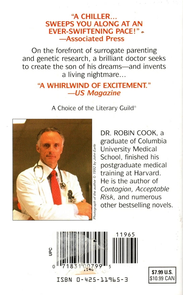 Mutation - Robin Cook -Paperback - 1990 — 第 2/3 张图片