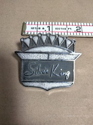 SILVER KING  EMBLEM LOGO BADGE SIGN METAL