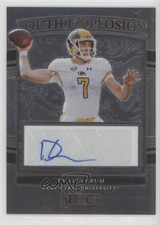2022 Panini Select Draft Picks Youth Explosion Signatures Dustin Crum Auto i9i