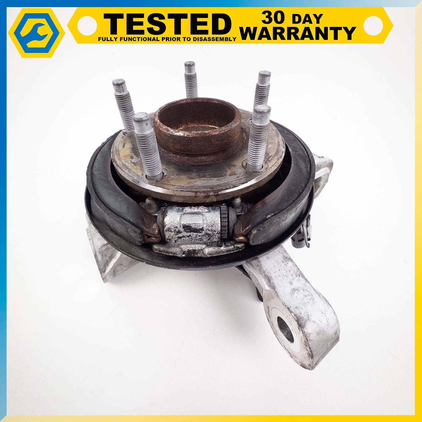 05-13 CHEVROLET CORVETTE C6 XLR REAR LEFT DRIVER SIDE SPINDLE KNUCKLE HUB OEM
