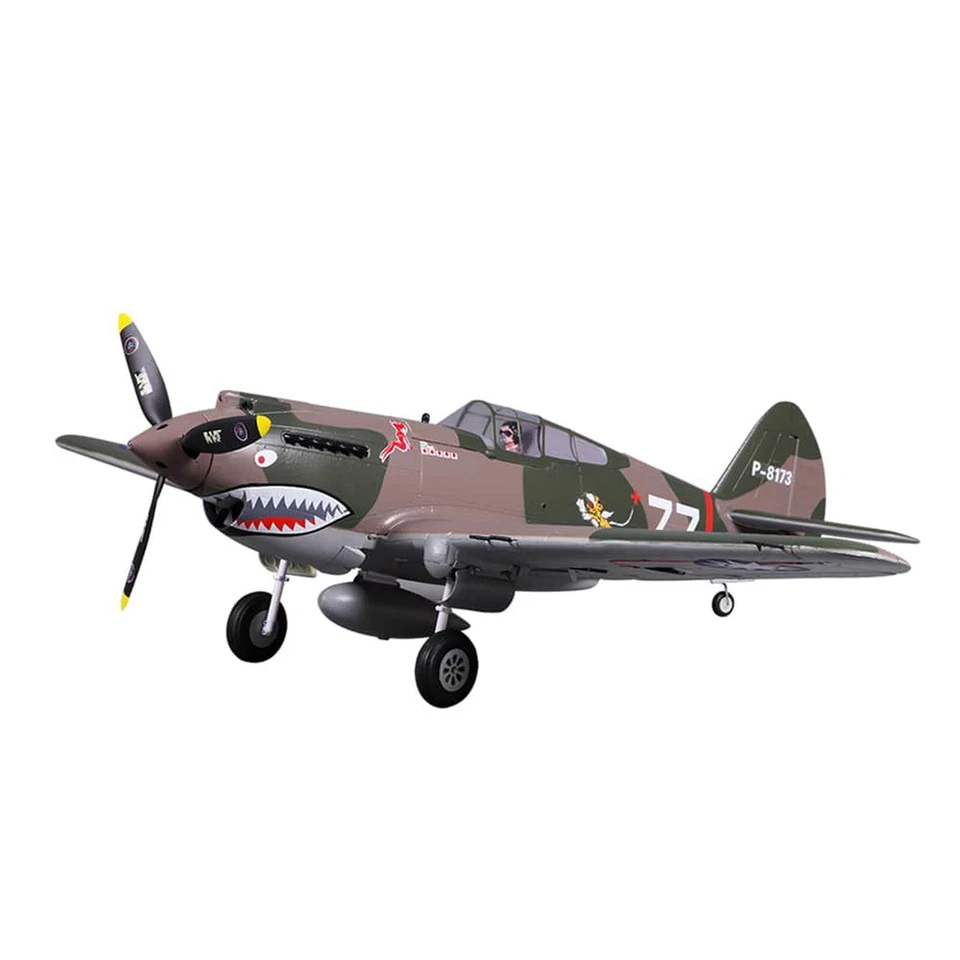 New P40 P-40 P-40B Flying Tiger 980mm RC Electric Model Airplane PNP with Reflex - Image 2 of 4