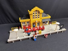 Lego 4554 City Eisenbahn Trains Metro Station Bahnhof großer Bahnhof 41cm lang