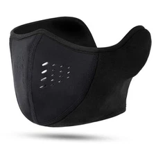  Balaclava Half Face Mask - Windproof, Breathable & Thermal Protection # Black