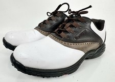 FootJoy FJ Originals Saddle Golf Shoes 45402 Brown White Men  s Size 9.5 Wide