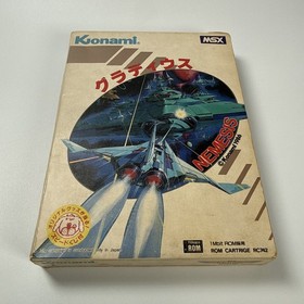 Junk Konami Gradius RC-742 MSX Cartridge Nemesis Japan Retro Shoot-'Em-Up Game