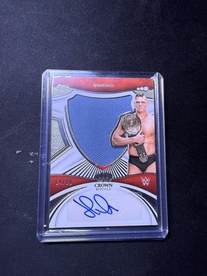 2023 Panini Chronicles WWE Gunther Crown Royale Silhouettes Relic Auto /99