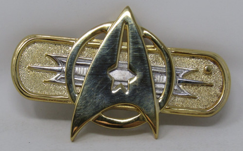 1992 Paramount Pictures Star Trek Officers Pin Badge