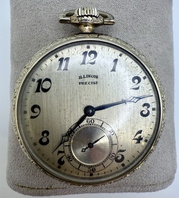 Illinois Pocket Watch 17 Jewels Size 12s. (Working).