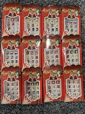 Lot Of 12 Little Girl Press On Christmas Nails Stocking Stuffer
