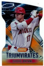2023 Stadium Club Shohei Ohtani Triumvirates Die Cut /50 Angels