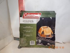 Coleman Toaster Camping 4 Slice Foldable Stovetop Grill Steel, New Open Box