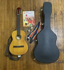 Classic Kid’s Acoustic Guitar and Music Stand