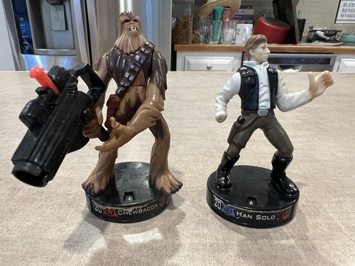 Hasbro Star Wars Attacktix Han Solo & Chewbacca 2005 - Vedi foto - Foto 2 di 7