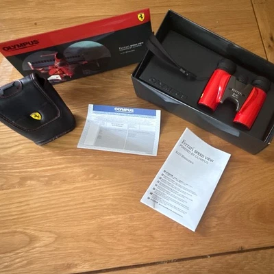 Ferrari Speed View Olympus 8x21 Binoculars Boxed Rare Ferrari Collectable - Image 1 of 4
