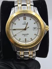 Vintage Omega Seamaster 36mm White Date Dial Mens Watch 196.1501