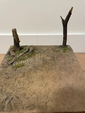 Finished diorama figure base display battlefield King  Country First Legion WW2