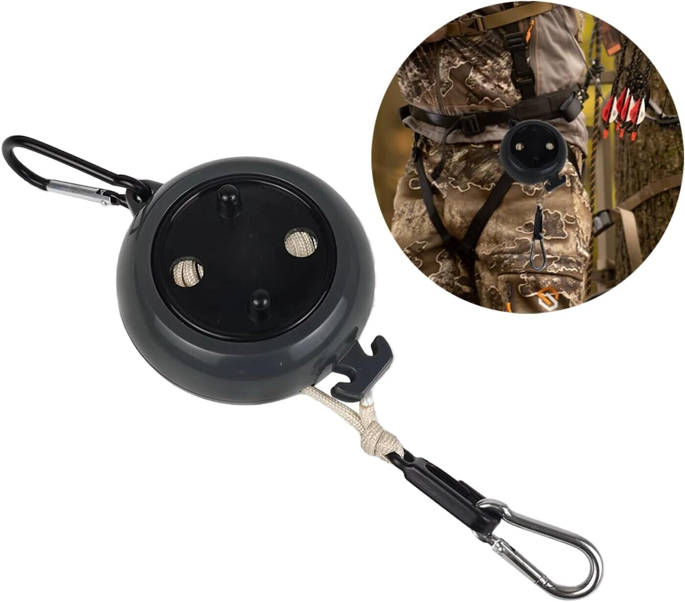  Retractable Tree Stand Hunting Hoist Rope for Bow | Archery Hanging Carrying 