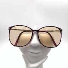 Vintage Altair Purple Gold Oval Sunglasses Italy FRAMES ONLY
