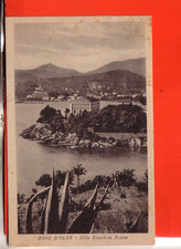 CARTOLINA  CAVO ISOLA D'ELBA  VIAGGIATA 1947  VILLA SENATORE BENSA