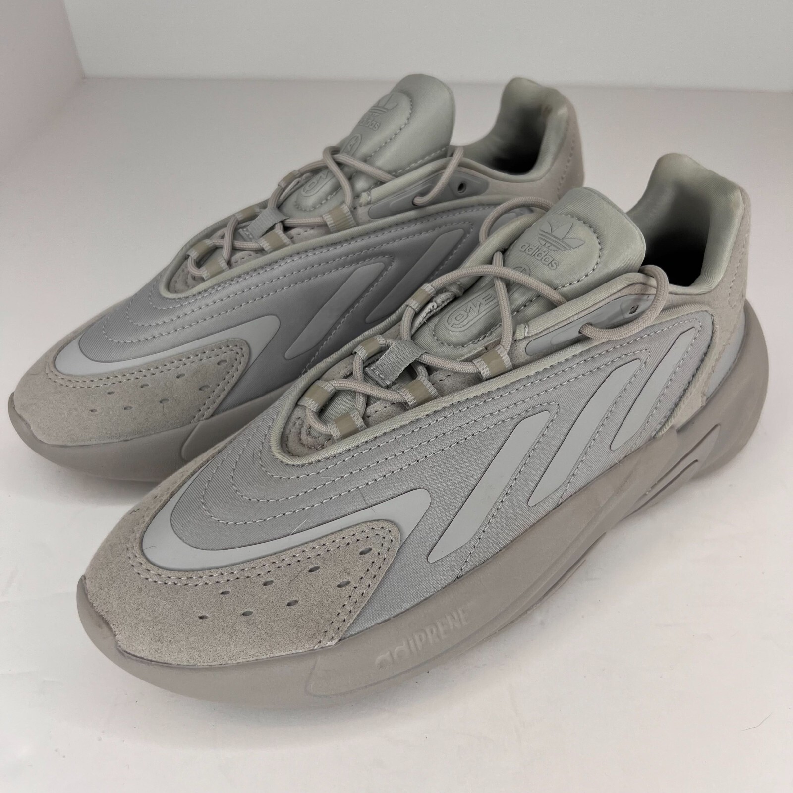 SAOLA Scarpe da ginnastica Adidas uomo H03133 grigio metallizzato Ozelia basse stringate taglia 6 5