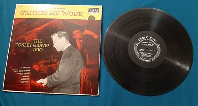 The Conley Graves Trio LP Genius At Work Decca DL 8220 vg