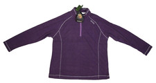 Regatta Montes Lightweight Half Zip Fleece Pullover Jacket Purple Womens US 14
