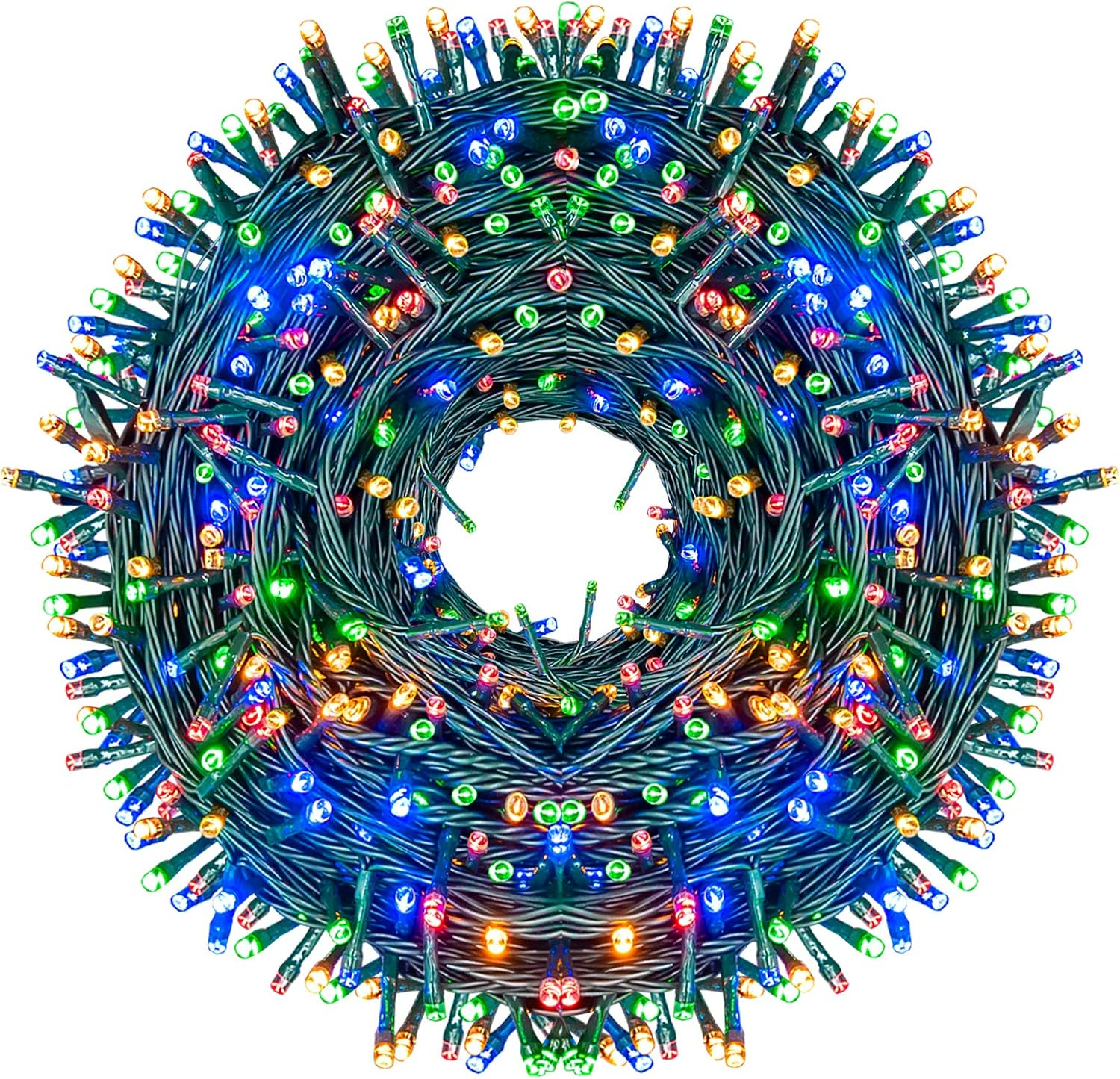 800LED 272Ft Christmas String Lights with 8 Modes, Waterproof Outdoor UL Certified