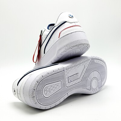 NEW* MEN Puma X BMW M Motorsport CA MATCH Sneakers WHITE (308607