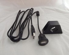 Car Dashboard Mount Installation AUX USB Male to Female Extension Adapter Cable