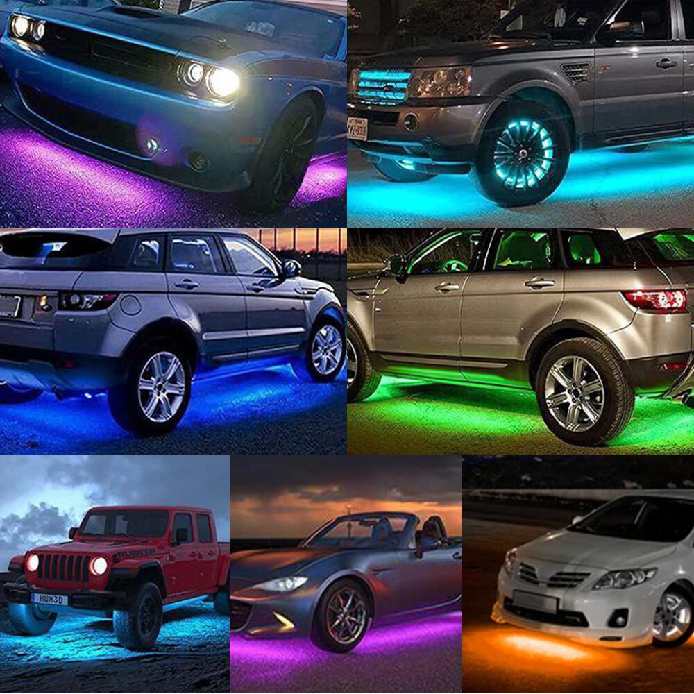 RGB LED Car Neon Light Chassis Atmosphere Lamp Kit For Honda