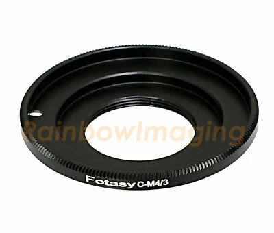 16mm Movie Cine C-mount Lens to M4/3 MFT Adapter Panasonic Olympus Mirrorless