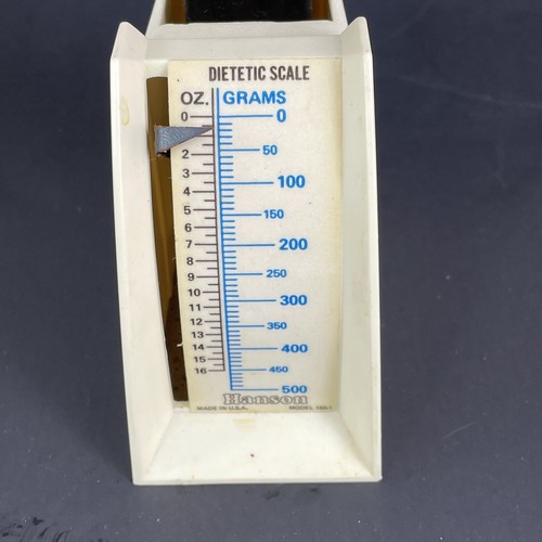 Vintage Hanson Küche diätetische Waage 16 Unzen 500 Gramm - Bild 3 von 9