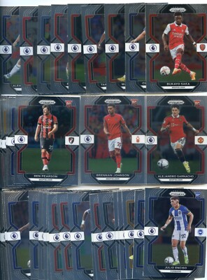 2022-23 Panini Prizm EPL SOCCER PICK YOUR CARD for BASE Set #1-200 VET RC ROOKIE