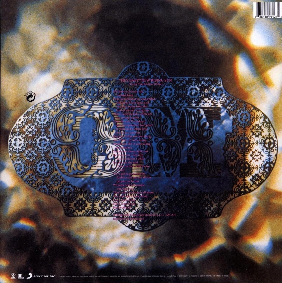 Jimi Hendrix - Rainbow Bridge [2014 Remastered 180G] [New Vinyl Record LP] - Image 2 of 2