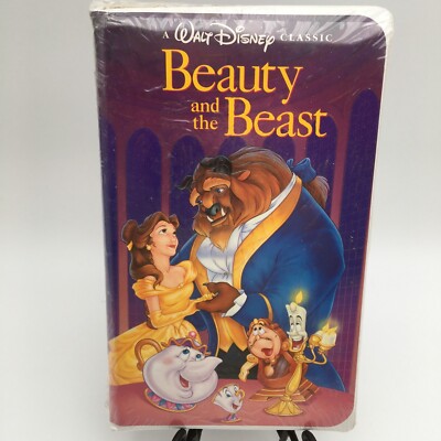 Walt Disney Classic VHS SEALED Black Diamond Beauty and the Beast