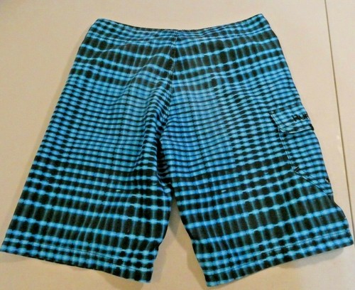 HURLEY BOYS BLUE BOARD SHORTS 28 X 16- SEE PICS- - Picture 2 of 2
