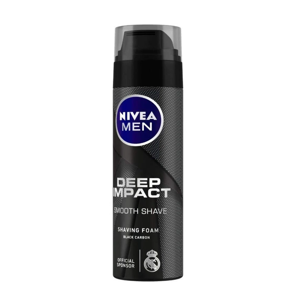NIVEA MEN Shaving, Deep Impact Smooth Shaving Foam, 200ml Free Shipping - image 3 of 4