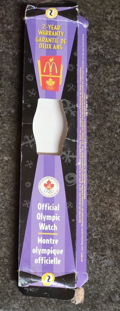 Vintage 1998 McDonald's Canadian Nagano Olympic Watch New Unused