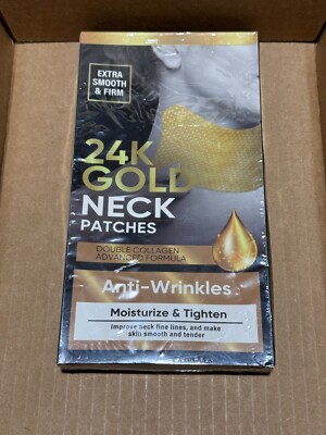 Anti Neck Wrinkle Patche Firming and Tightening 24K Gold Neck Patches