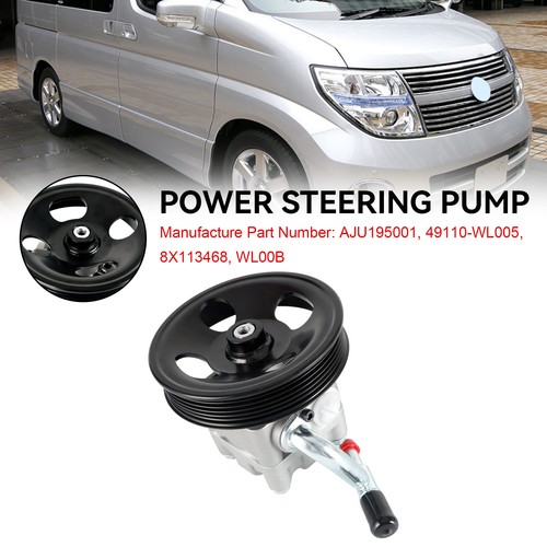Power Steering Pump 8X113468 Fit Nissan Elgrand E51 3.5I 2.5I 2003-2009 K2 - Picture 4 of 12