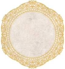 Die-Cut Stitched Cardstock, Avalon, 12x12" - Ruby Rock It RRA45