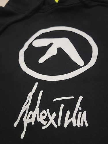 RAR! Vintage APHEX TWIN DJ BAND HOODIE Sweatshirt Bjork Chemical Brothers Moby - Bild 4 von 9