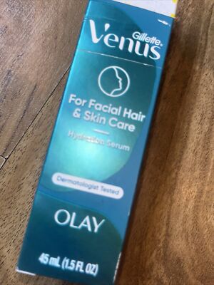 Gillette Venus Hydration Serum - For Facial Hair & Skin Care - 1.5 fl oz - NEW!!