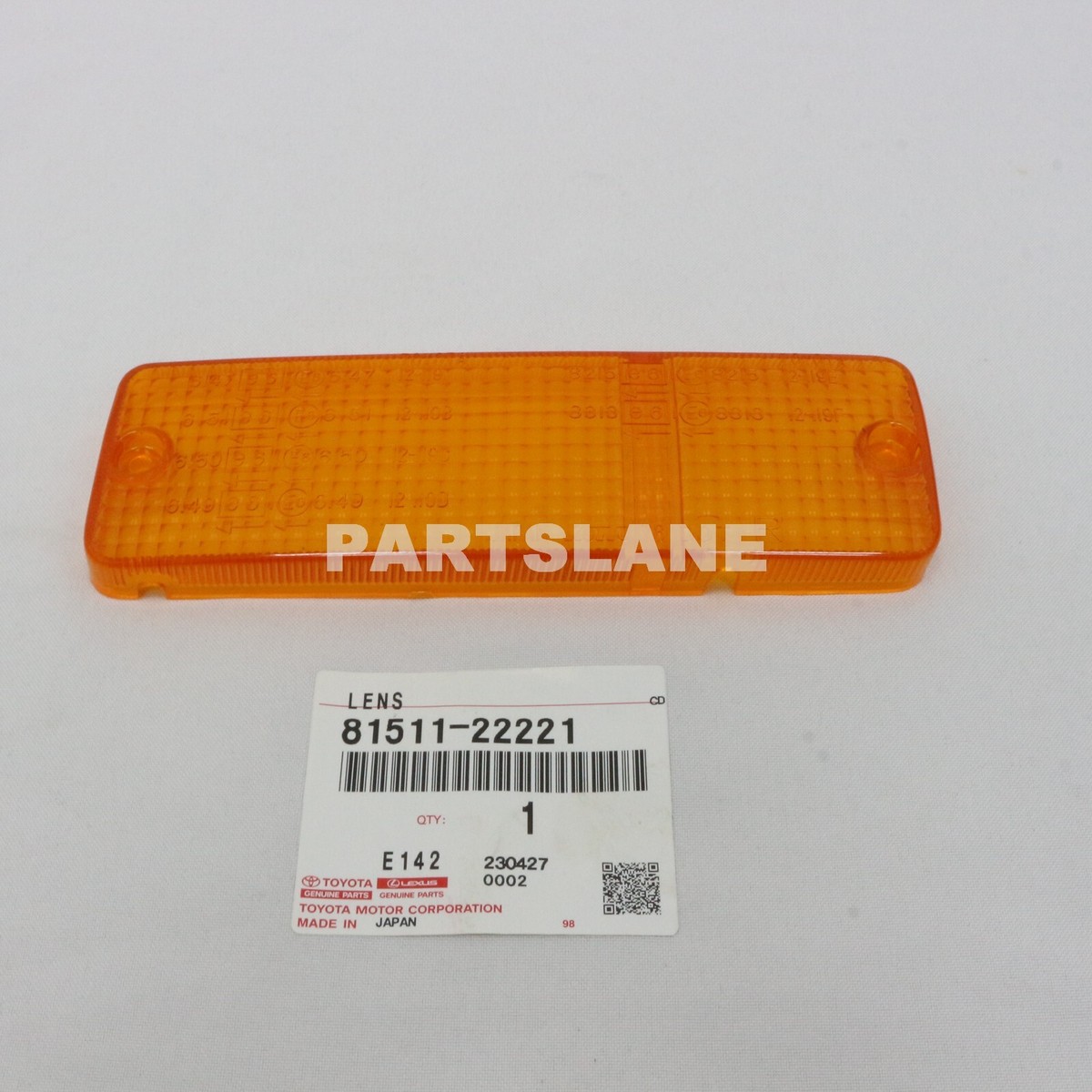 81511-22221 Toyota OEM Genuine LENS, FRONT TURN SIGNAL LAMP, RH | eBay